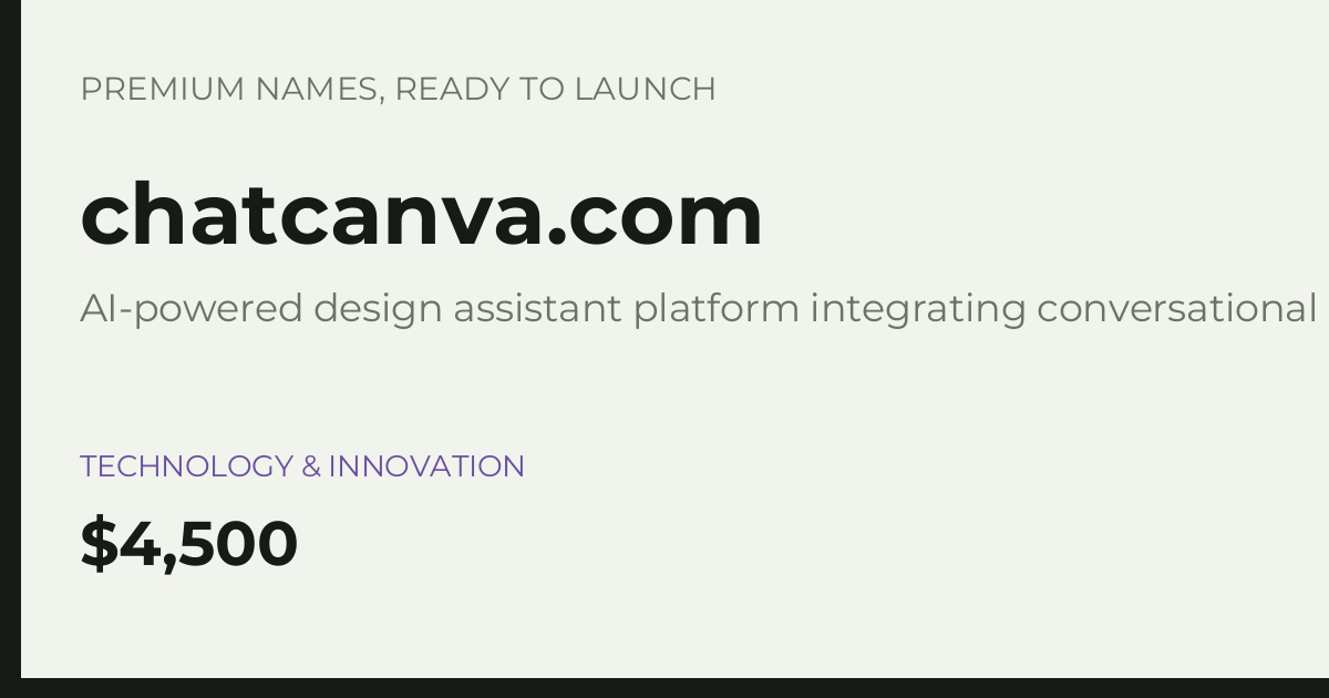 Brand preview for chatcanva.com