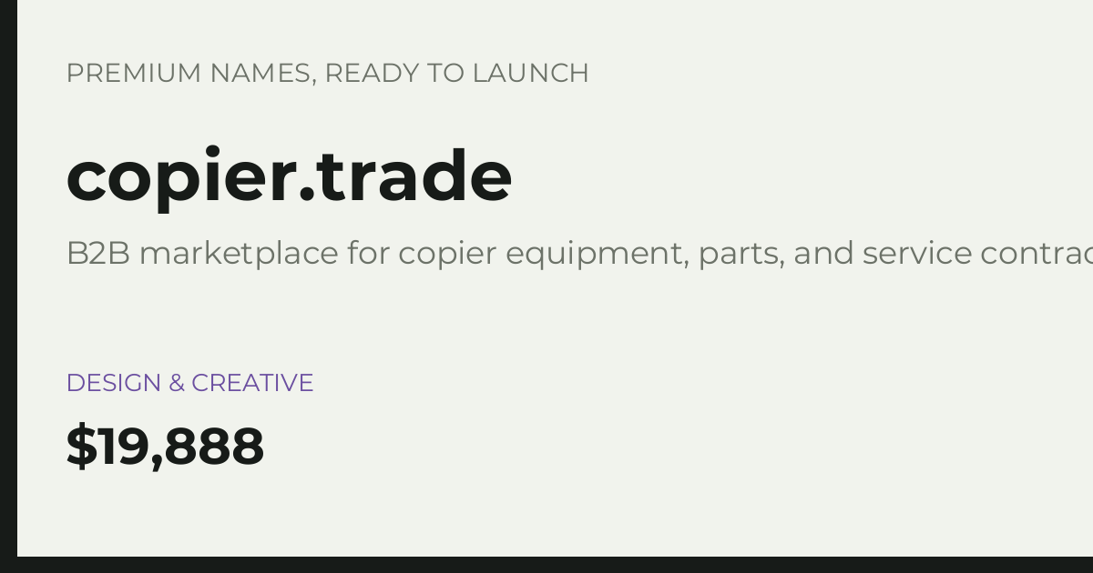 Brand preview for copier.trade