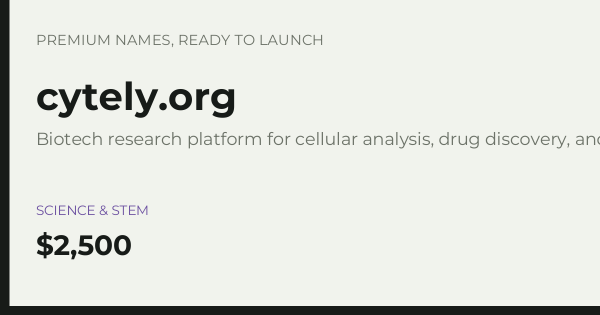 Brand preview for cytely.org