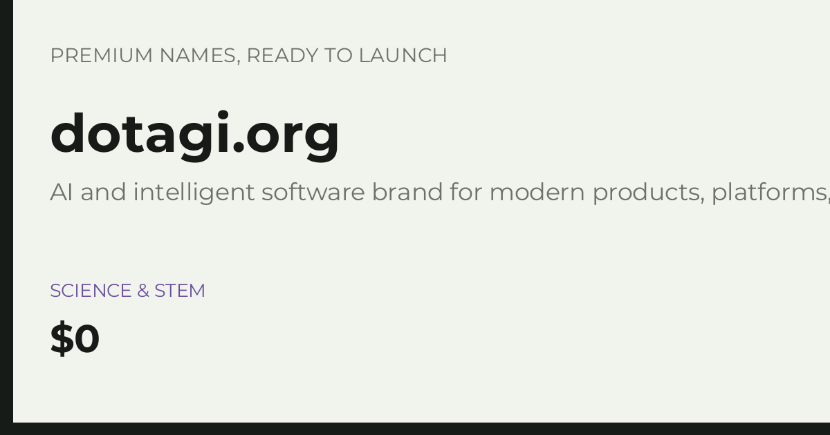 Brand preview for dotagi.org