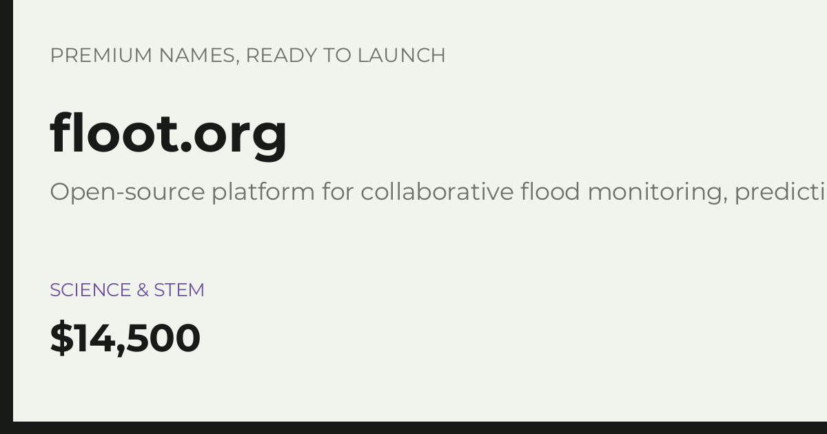 Brand preview for floot.org