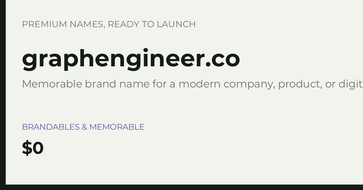 Brand preview for graphengineer.co