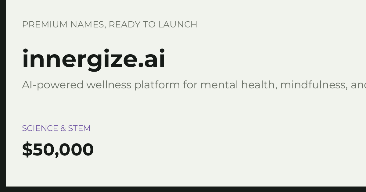 Brand preview for innergize.ai