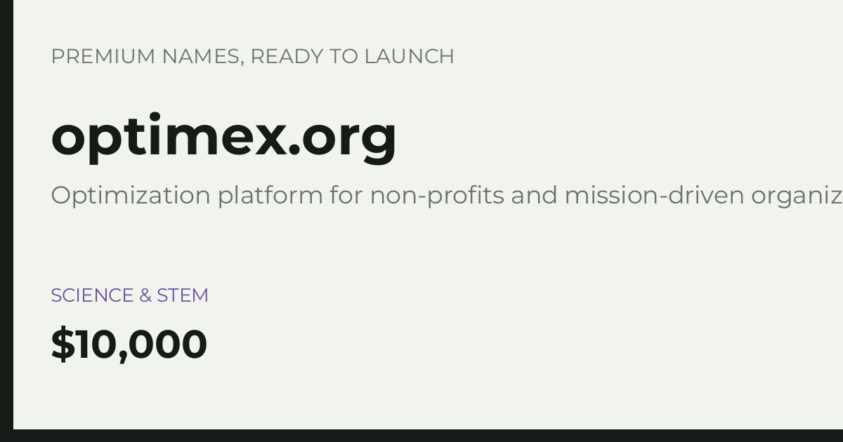 Brand preview for optimex.org