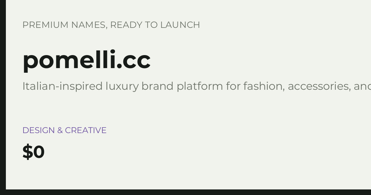 Brand preview for pomelli.cc
