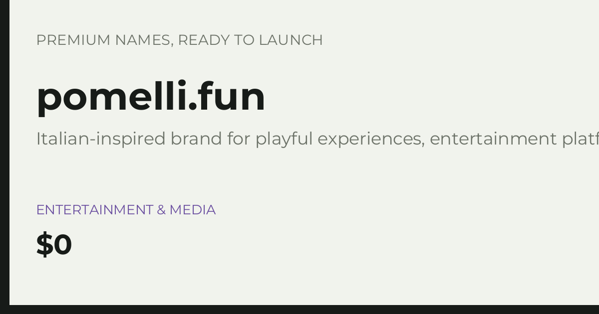 Brand preview for pomelli.fun