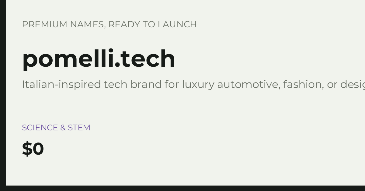 Brand preview for pomelli.tech