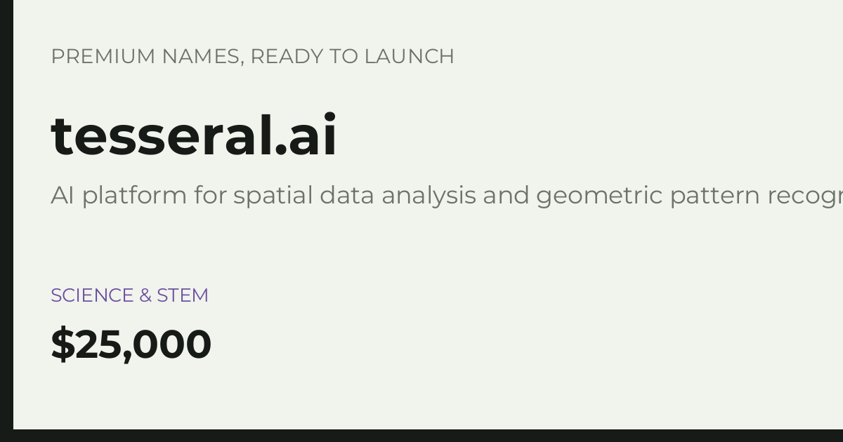 Brand preview for tesseral.ai