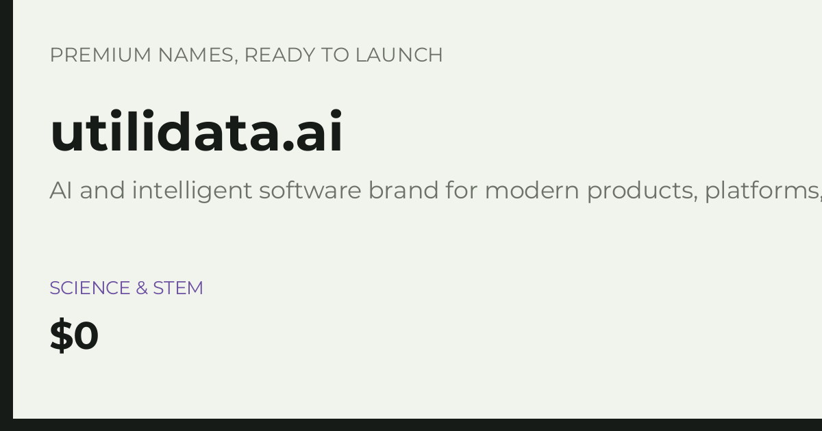 Brand preview for utilidata.ai